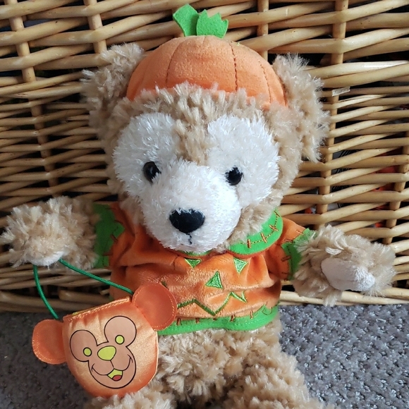 Adorable Pumpkin Bear Plush Toy - Picture 5 of 8